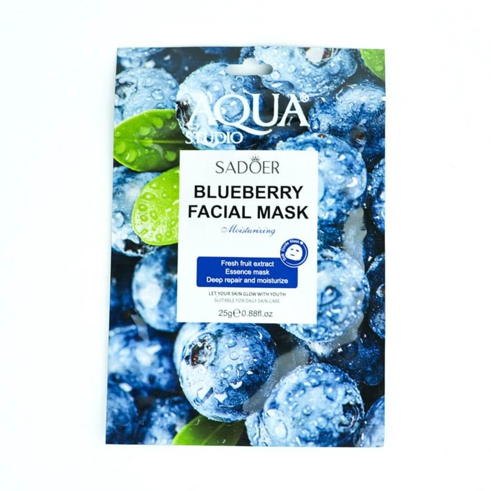 Best Aqua Studio Sheet Mask Blue Berry Online In Pakistan - Win Bachat