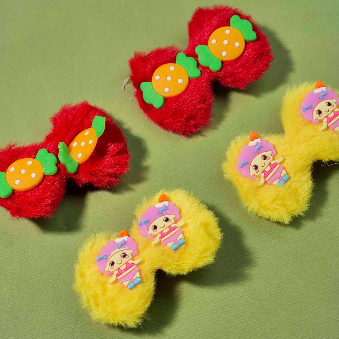 Best Kids Hair Clip Pack of 2 Multi Colour & Shape - A39 - 110 - Kids Hair Clip Online In Pakistan - Win Bachat
