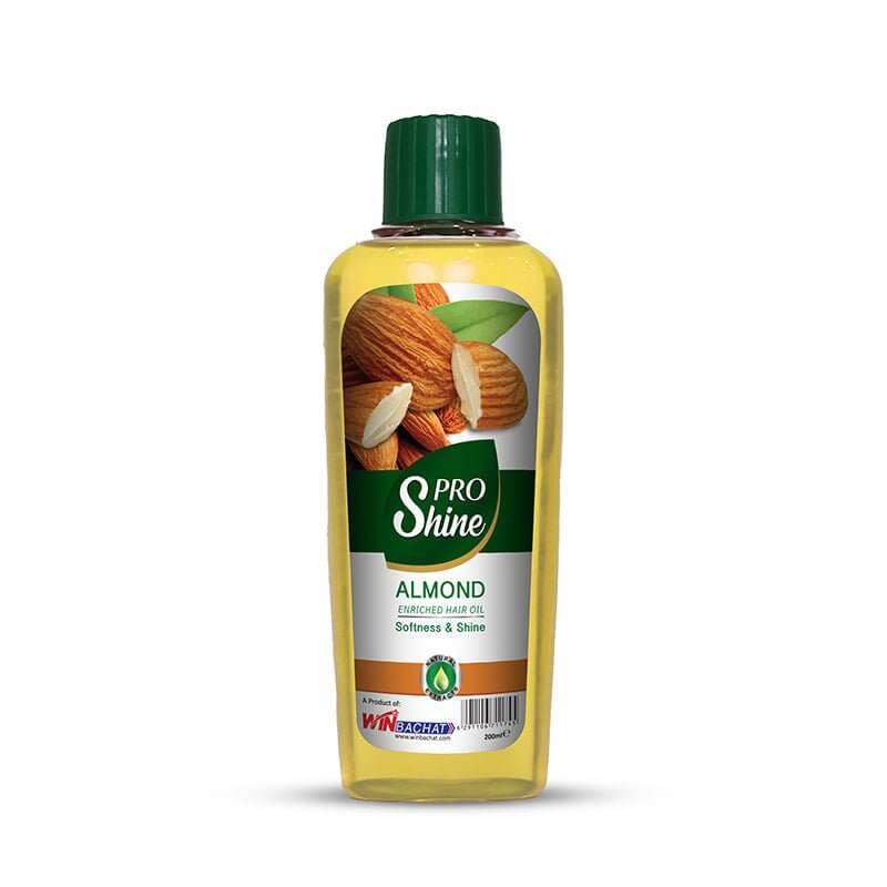 Best PRO SHINE HAIR OIL ALMOND - 200ml Online In Pakistan - Win Bachat