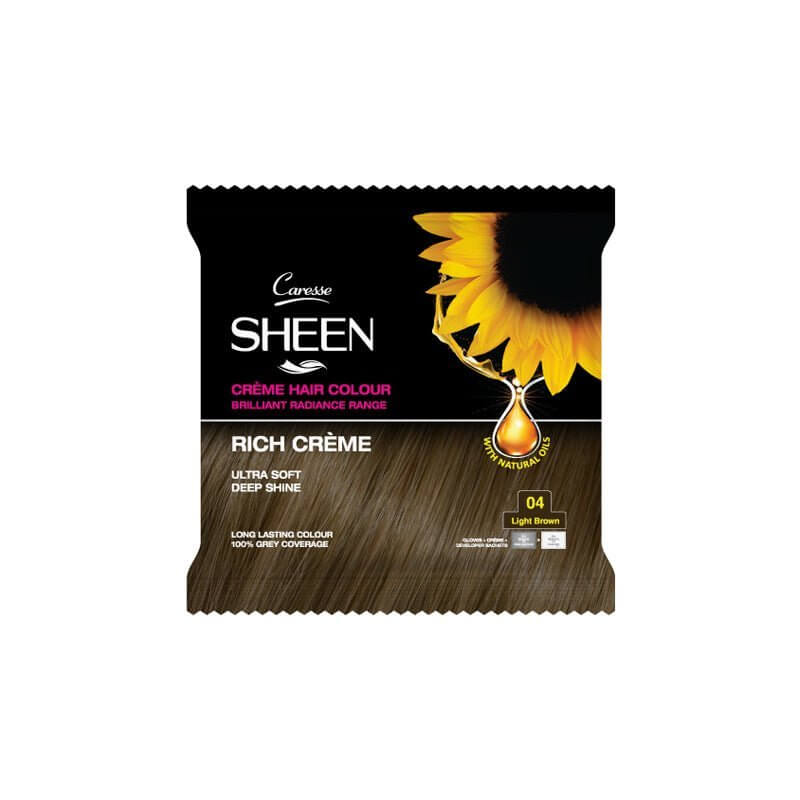 Best Sheen CrÌÄå¬me Hair Colour Sachet ̢‰âÛÏ Light Brown 04 Online In Pakistan - Win Bachat