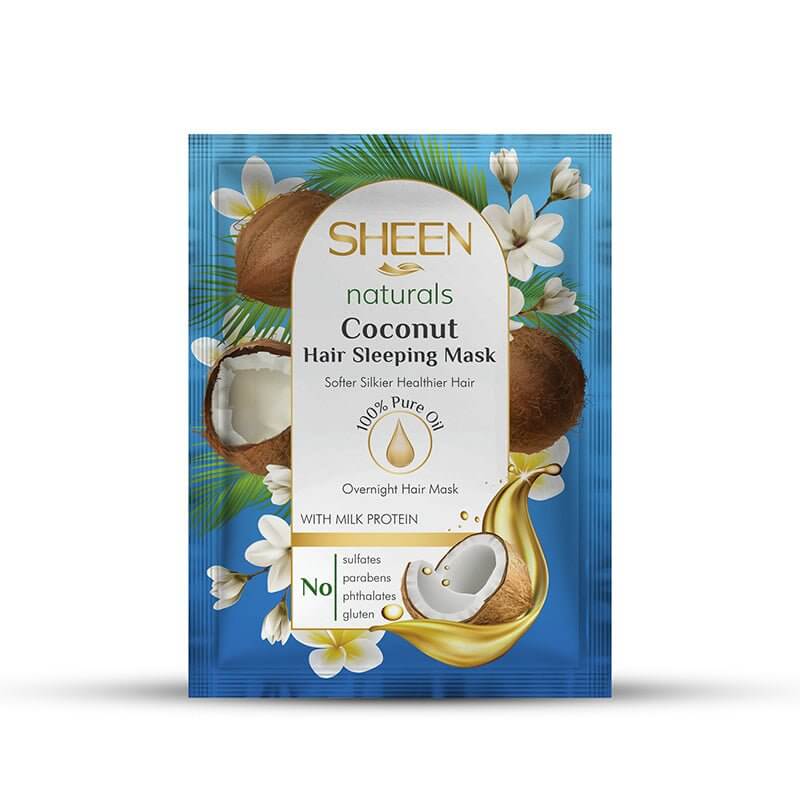 Best SHEEN NATURALS HAIR SLEEPING MASK COCONUT - 30gm Online In Pakistan - Win Bachat