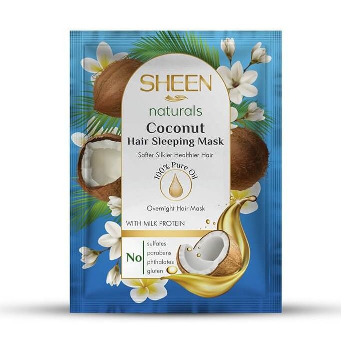 Best SHEEN NATURALS HAIR SLEEPING MASK COCONUT - 30gm Online In Pakistan - Win Bachat