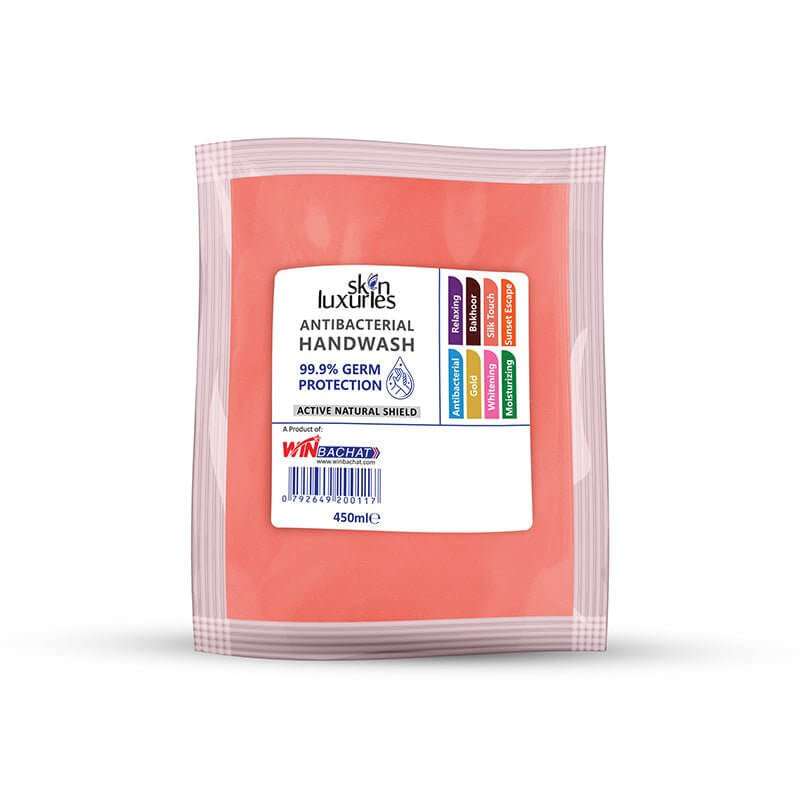 Best SKIN LUXURIES HAND WASH SILKY TOUCH POUCH 450ml Online In Pakistan - Win Bachat
