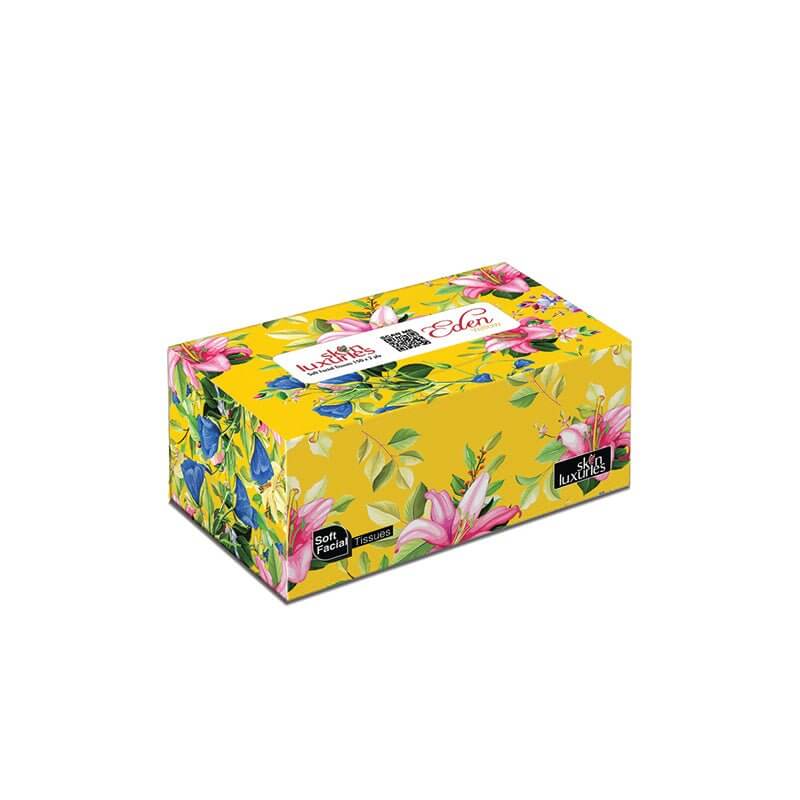 Best SKIN LUXURIES POP-UP SOFT FACIAL TISSUES (150 X 2 PLY) - EDEN YELLOW Online In Pakistan - Win Bachat