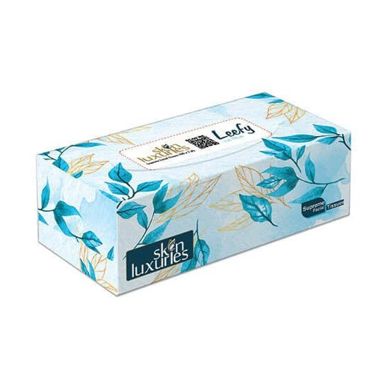 Best SKIN LUXURIES SUPREME FACIAL TISSUES (100 X 2 PLY) - LEEFY ICE BLUE Online In Pakistan - Win Bachat