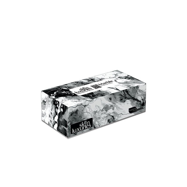 Best SKIN LUXURIES SUPREME FACIAL TISSUES (100 X 2 PLY) - MARBLE CHARCOAL GREY  Online In Pakistan - Win Bachat