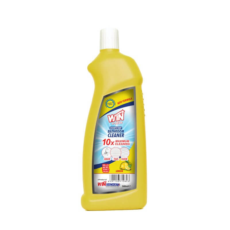 Best WIN POWER BATHROOM CLEANER (BLEACH BASED - LEMON) - 500ml Online In Pakistan - Win Bachat