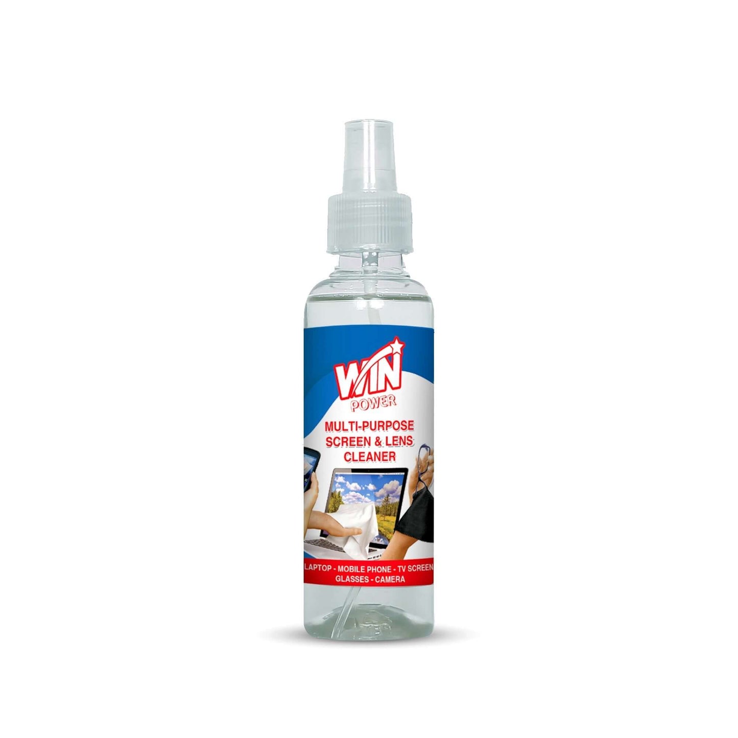 Best WIN POWER MULTIPURPOSE LENS & GLASS CLEANER - 125ml Online In Pakistan - Win Bachat