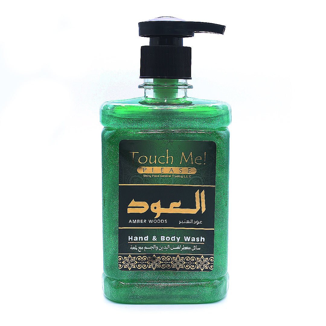 TOUCH ME PLEASE HAND & BODY WASH (AMBER WOODS) - 400 ml - Win Bachat