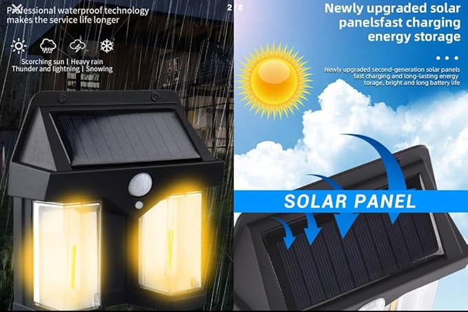 Twin solar lamp - Win Bachat