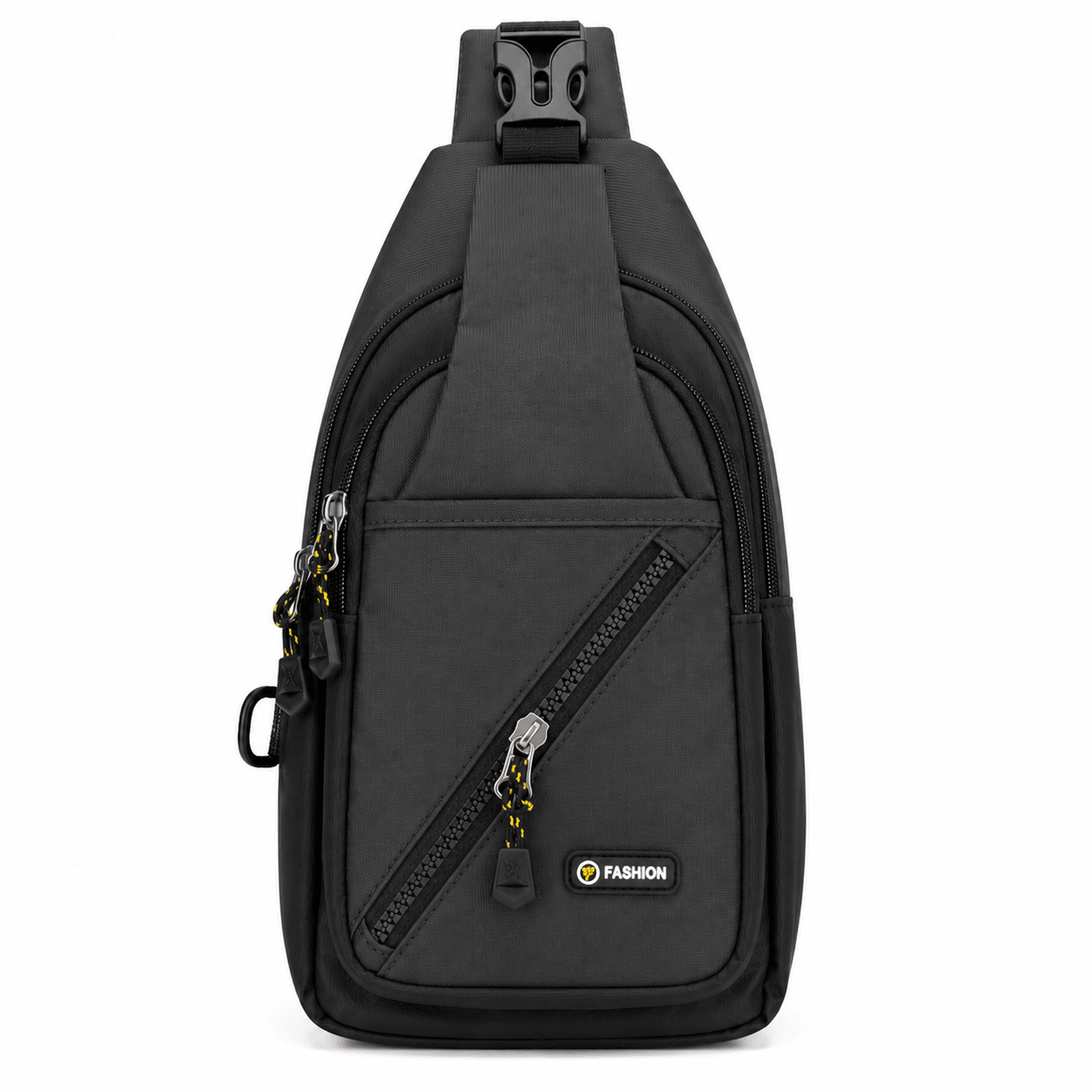 Urban Crossbody Sling Bag - Premium Black - Win Bachat