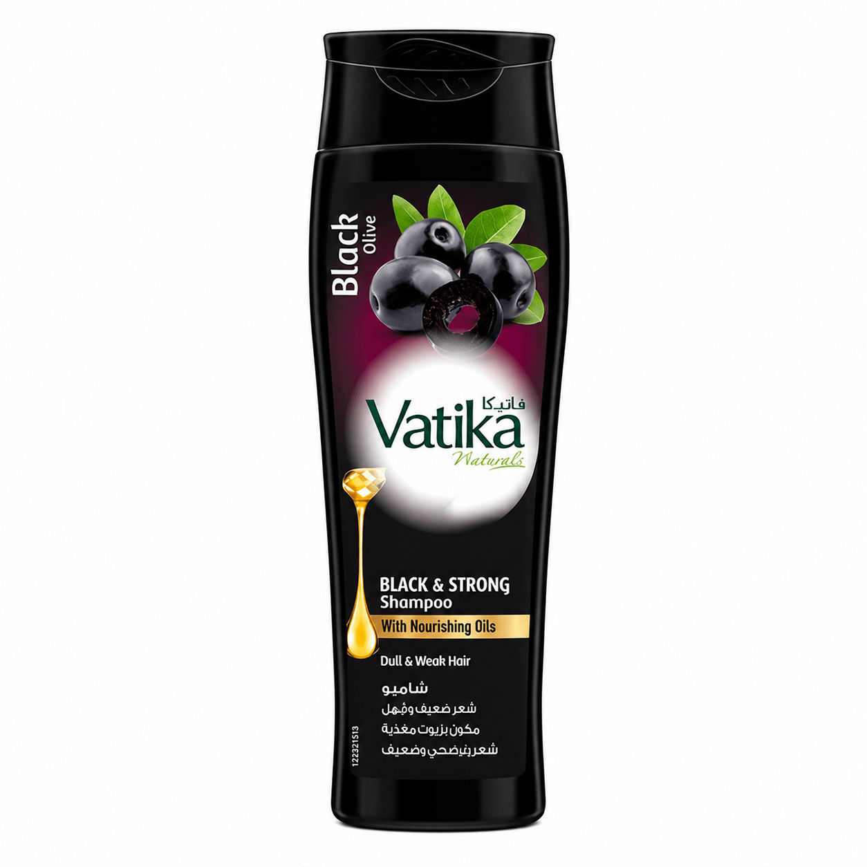 VATIKA SHAMPOO 185 ML BLACK OLIVE - Win Bachat