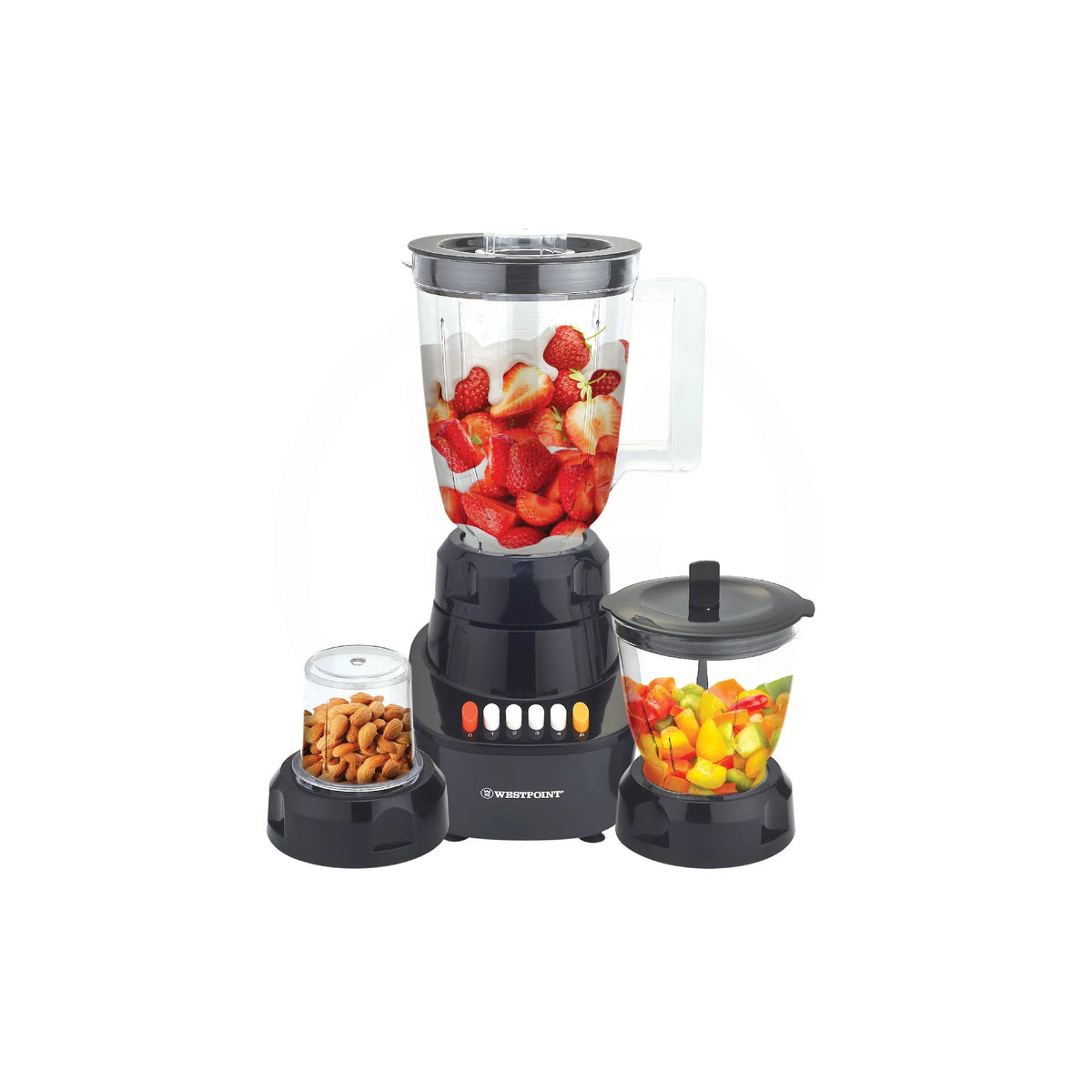Westpoint Deluxe Blender & Grinder 3 in 1 WF-333 - Win Bachat