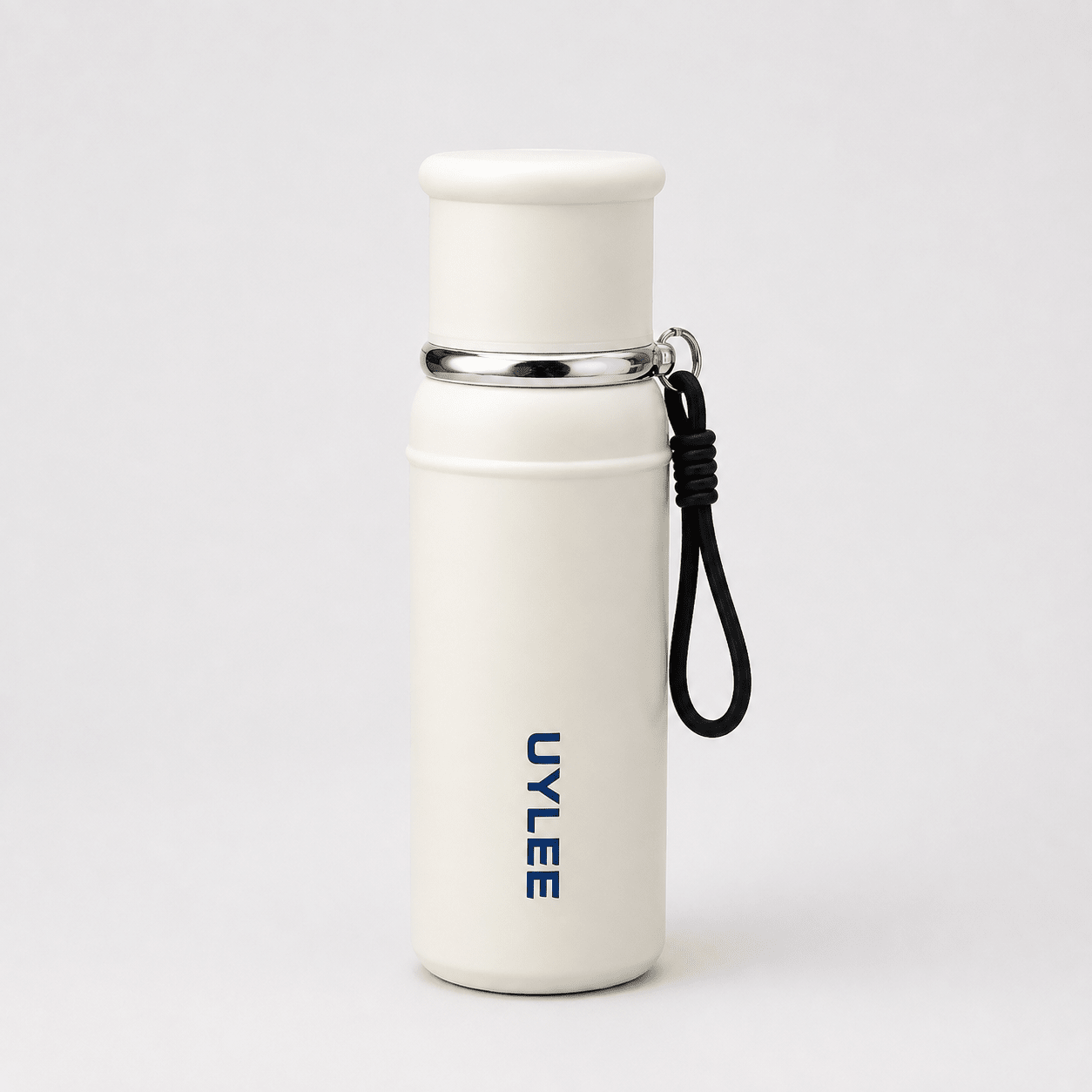 White Smart Stainless Steel Bottle - Win Bachat