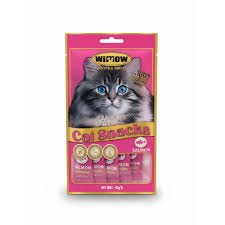 WIMOW CAT CREAMY TREAT (SALMON) 15G X 5 STRIP - Win Bachat