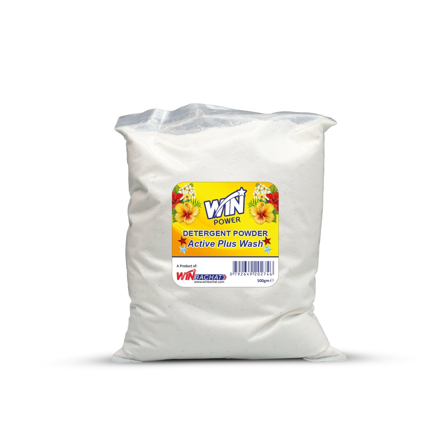 WIN POWER DETERGENT ACTIVE PLUS - 500gm - Win Bachat