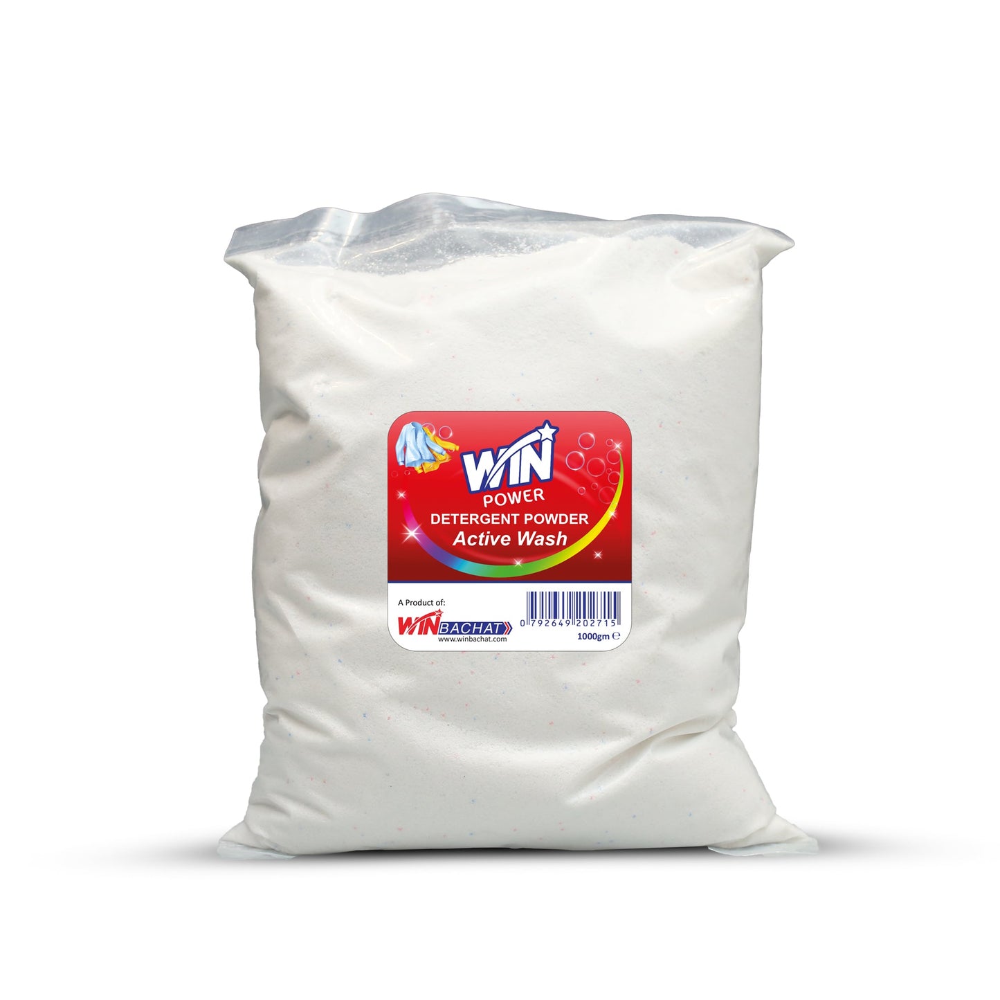 WIN POWER DETERGENT ACTIVE WASH - 1000gm - Win Bachat