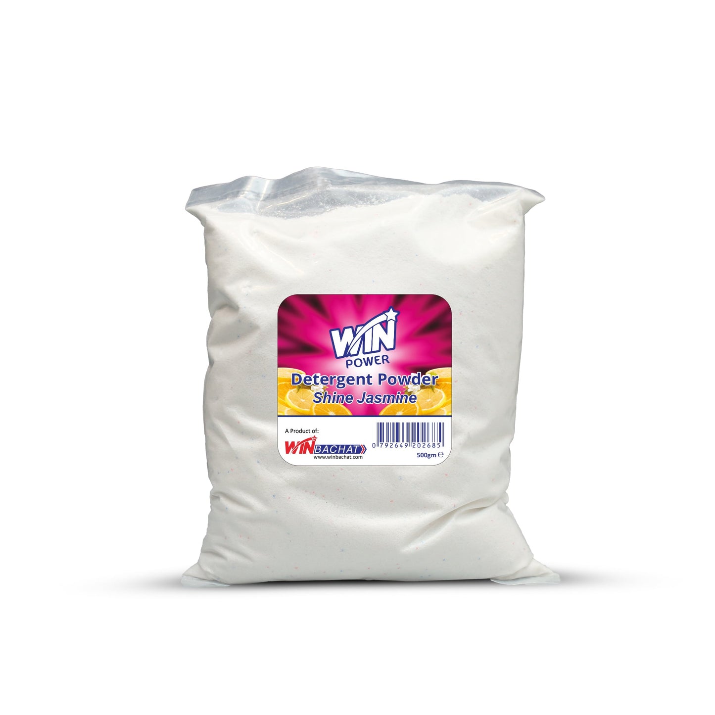 WIN POWER DETERGENT SHINE JASMINE - 500gm - Win Bachat
