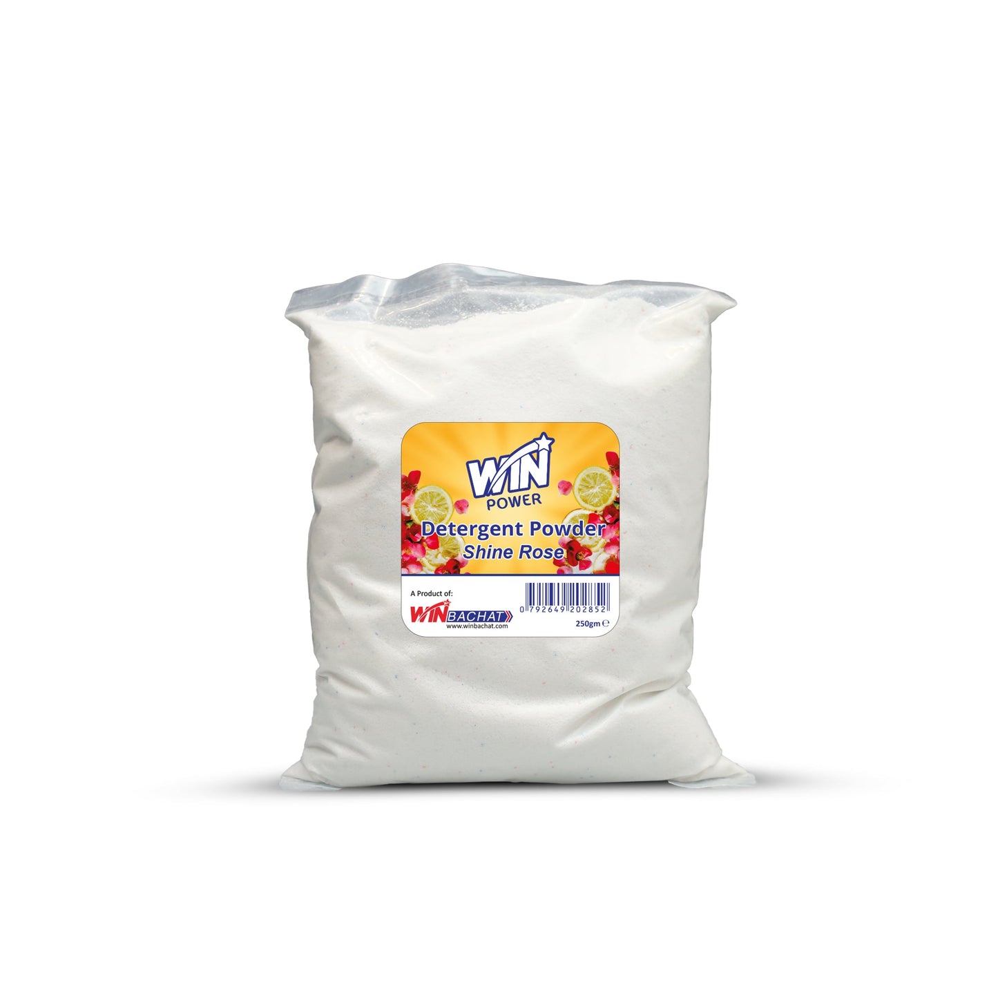 WIN POWER DETERGENT SHINE ROSE - 250gm - Win Bachat