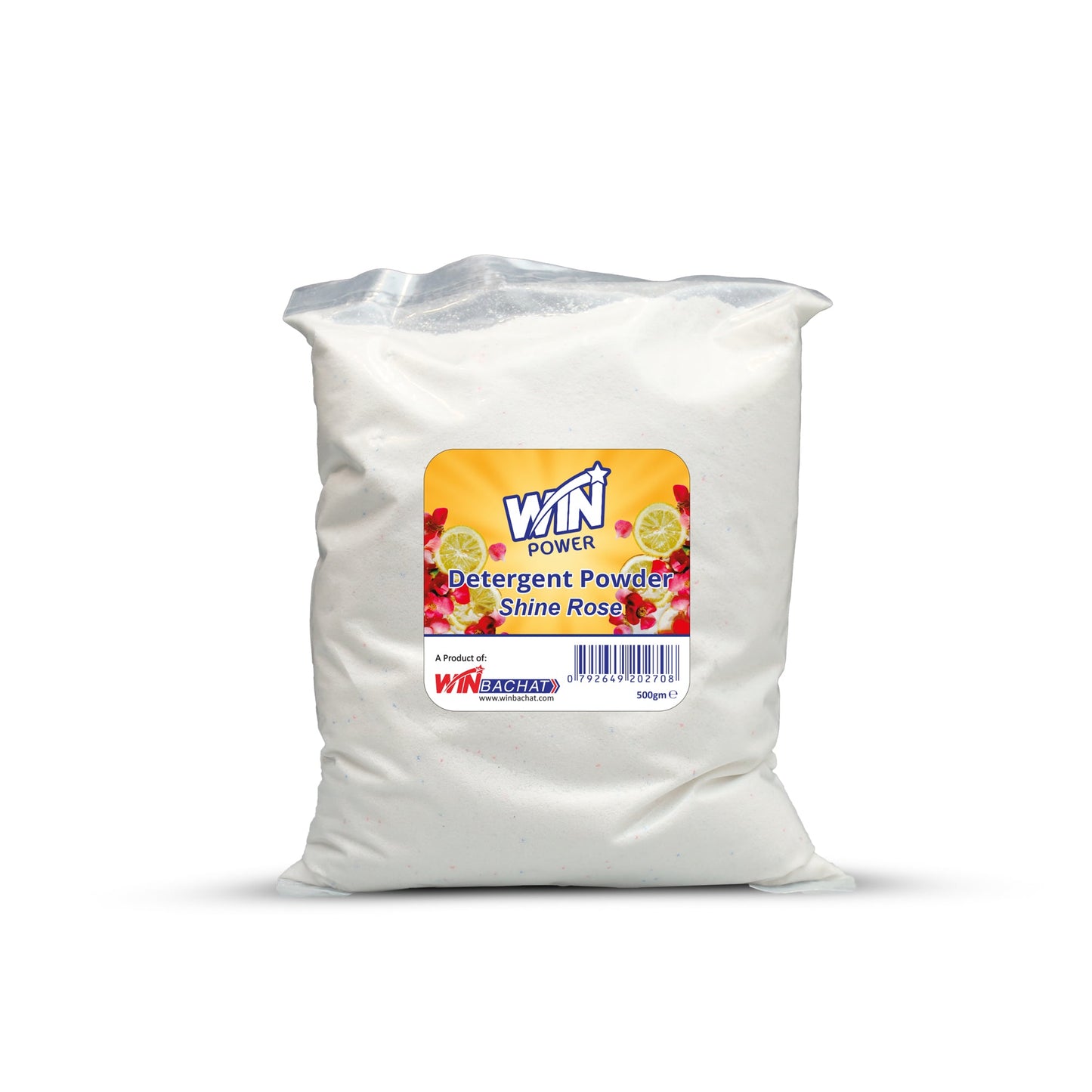 WIN POWER DETERGENT SHINE ROSE - 500gm - Win Bachat