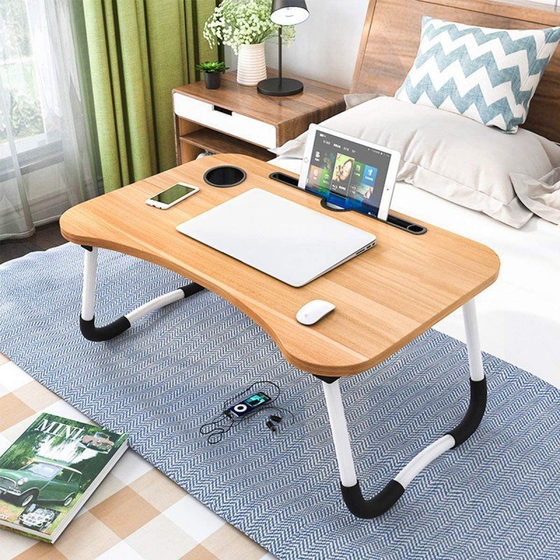 Wooden laptop table - Win Bachat