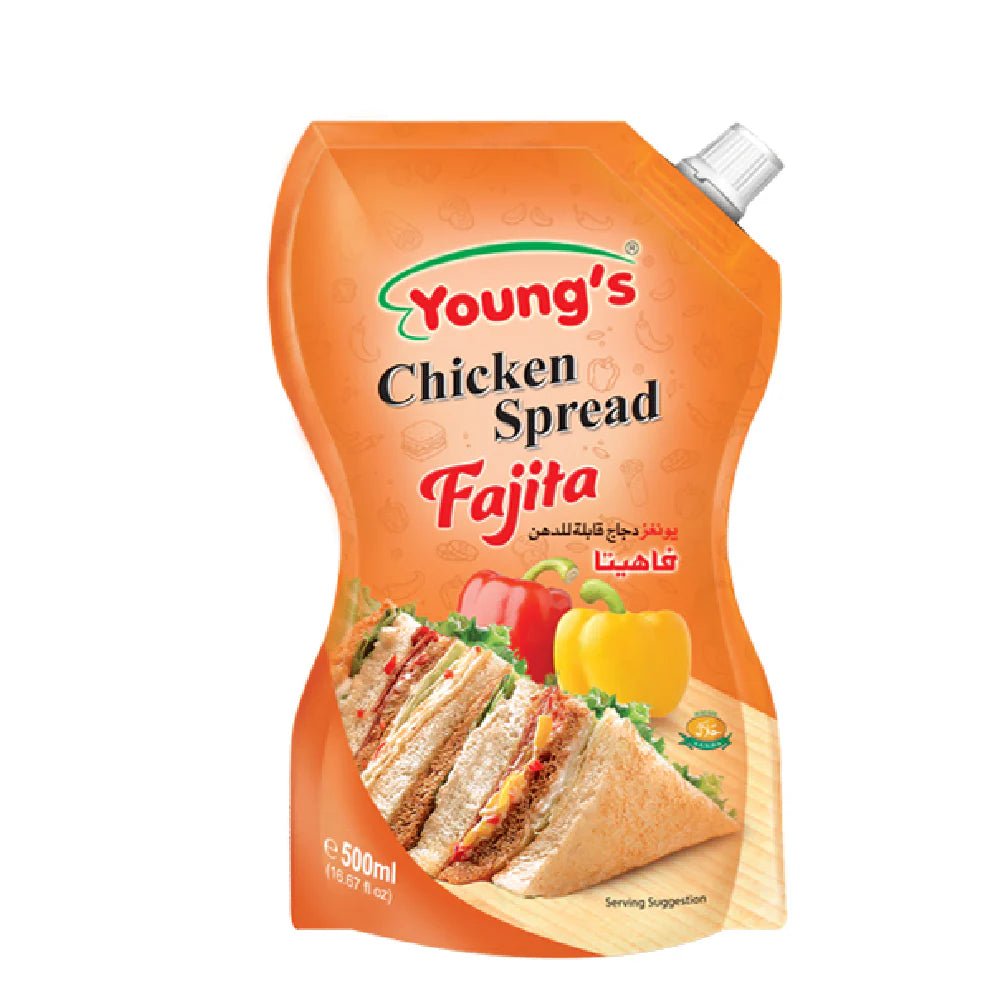 YOUNGS CHICKEN SPREAD FAJITA 500ML - Win Bachat