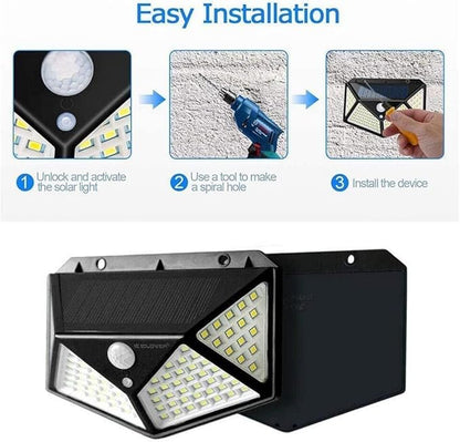 100 Leds Solar Lamp - Win Bachat