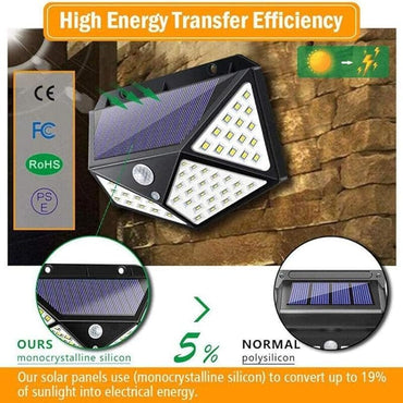 100 Leds Solar Lamp
