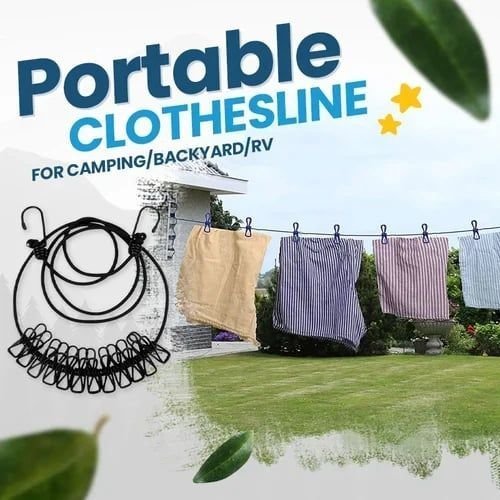 12 CLIP CLOTHESLINE - Win Bachat