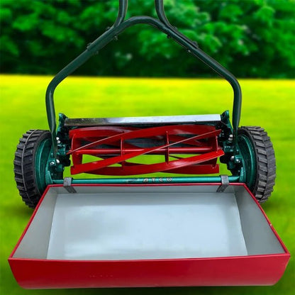 16-Inch Manual Lawn Mower – Hand Push Grass Cutter - Win Bachat
