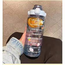 2 litre crystal water bottle