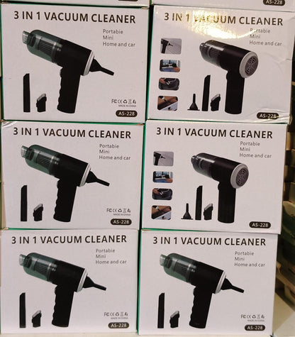 3 IN 1 HANDHELD VACUUM CAR CLEANER - Win Bachat