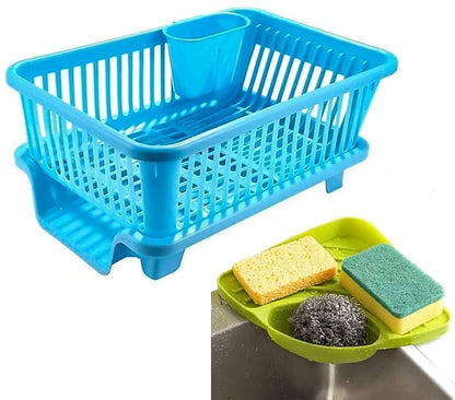 3 in 1 kitchen sink dish rack - Win Bachat