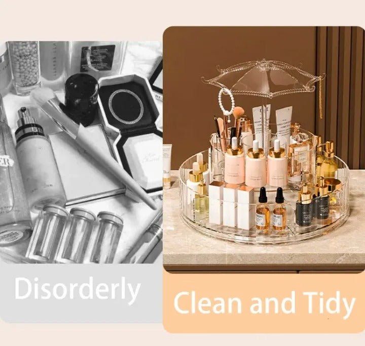 360° ROTATING UMBRELLA COSMETIC ORGANIZER - Win Bachat