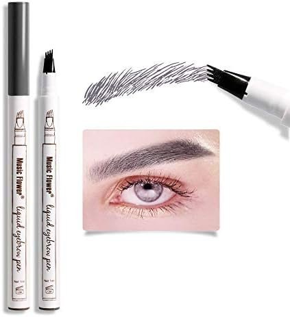 3D Waterproof Microblading Eyebrow Pen 4 Fork Tip Tattoo Pencil - Win Bachat