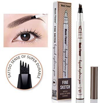 3D Waterproof Microblading Eyebrow Pen 4 Fork Tip Tattoo Pencil - Win Bachat