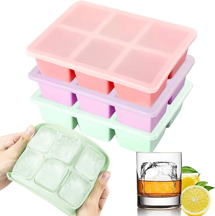 3pcs Ice Cube Tray - Win Bachat