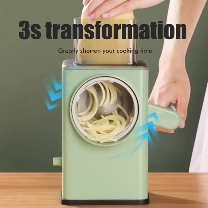 4 In 1 Round Cutter Vegetable Slicer Manual - Win Bachat