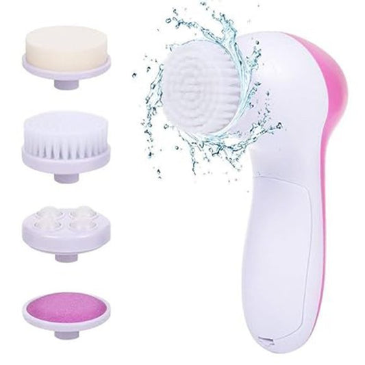 5 In 1 Face Massager Facial Cleanser Skin Care Treatment - Win Bachat