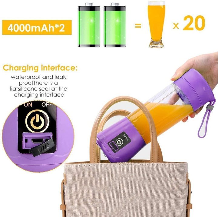 6 blade Usb Juicer - Win Bachat