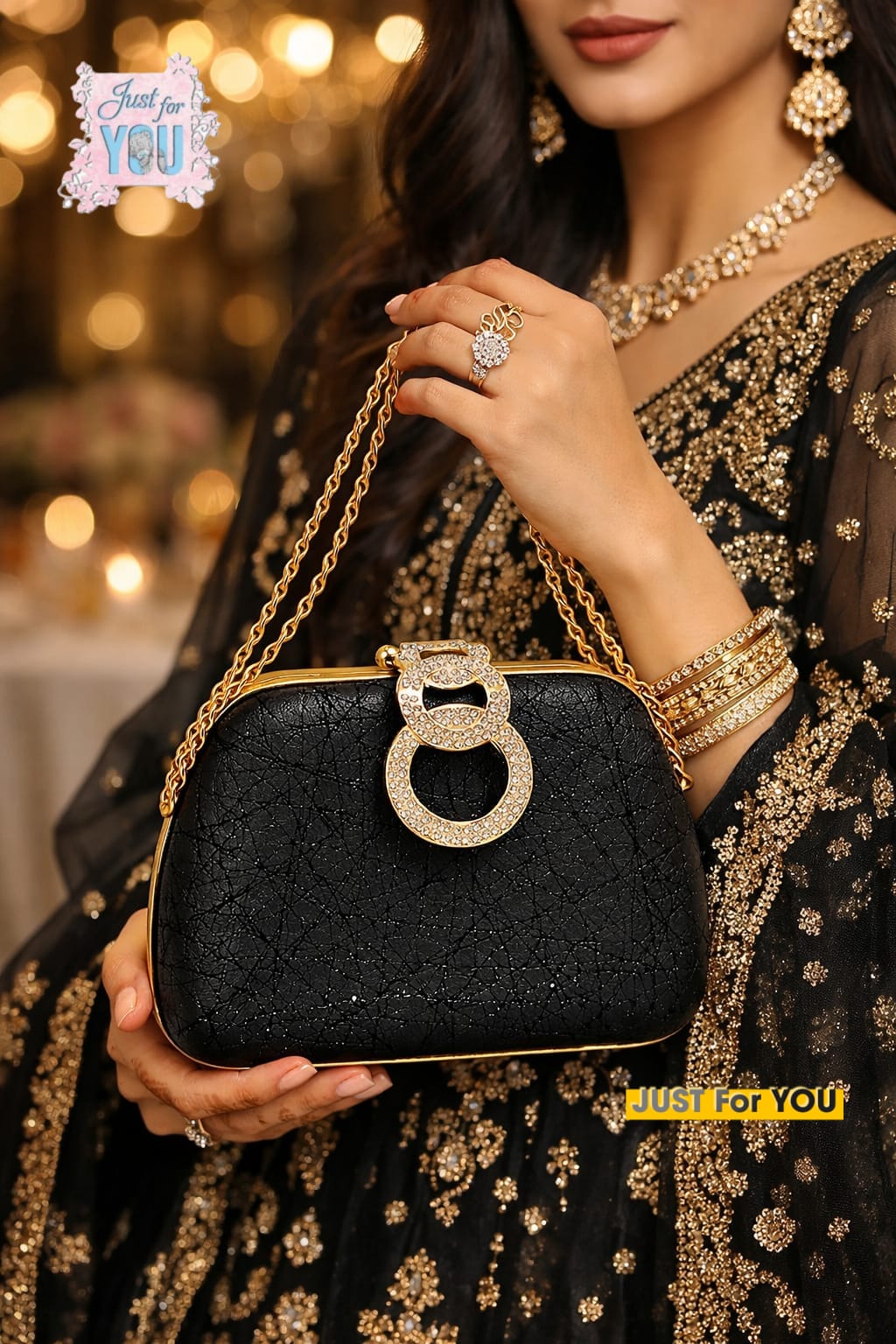 BRIDAL CLUTCHES FOR WEDDING FUNCTIONS - HB019-3