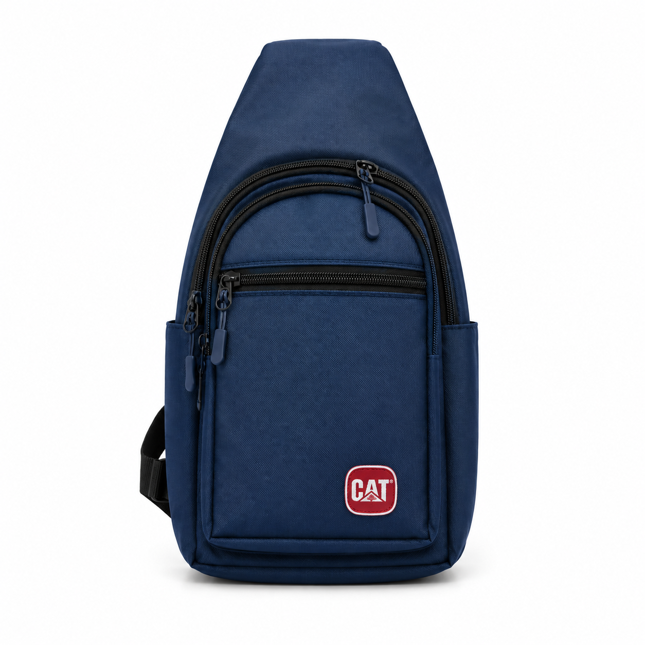 CAT Brand Chest Sling Bag Features A Durable Design Suitable For Travel And Outdoor Activities - Blue