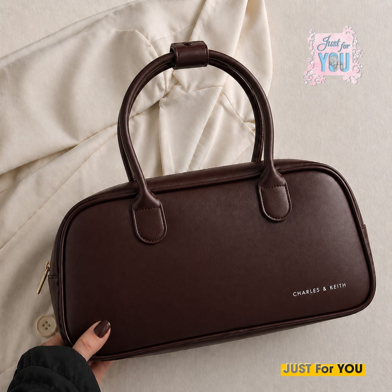 CHARLES & KEITH HIGH QUALITY DUFFLE BAGS - HB001-4