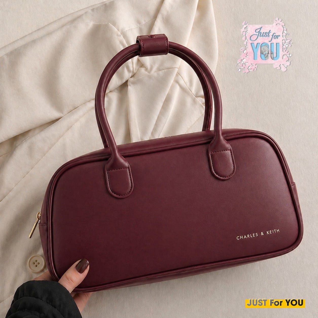 CHARLES & KEITH HIGH QUALITY DUFFLE BAGS - HB001-7