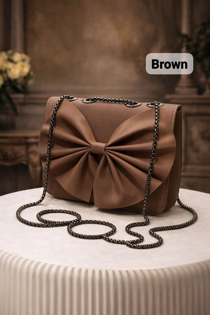 ELEGANT BOW STYLE LADIES HANDBAG - HB018-5