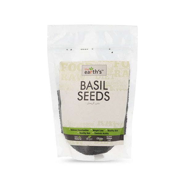 Earth's Basil Seeds Gluten Freeree 200gm