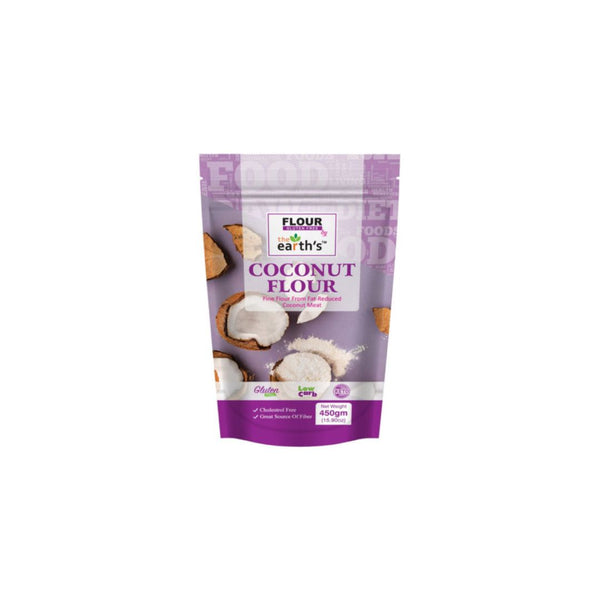 Earth's Coconut Flour Reg 450gm