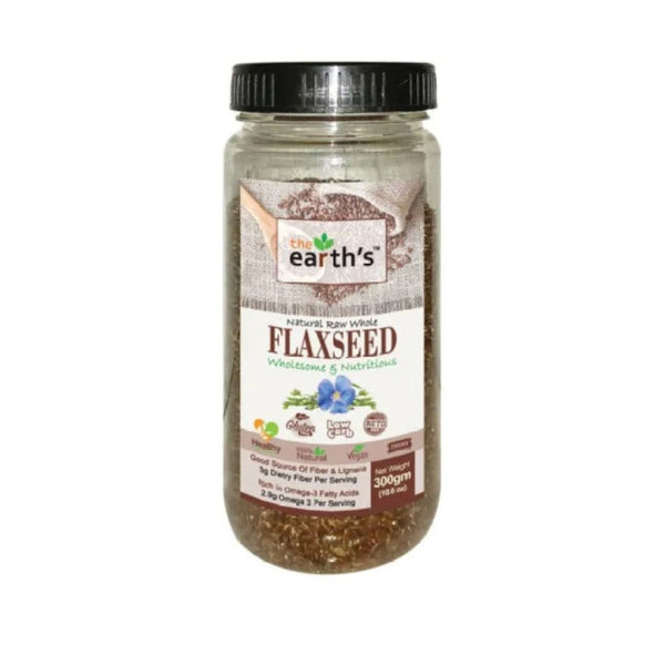 Earth's Flaxseeds 300gm Jar