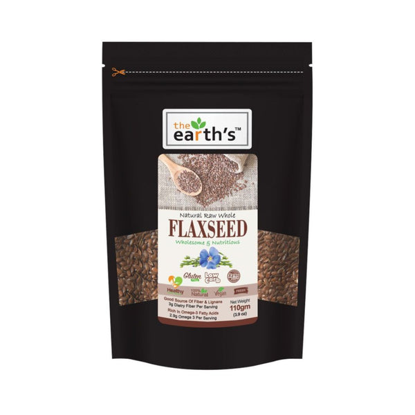 Earth's Flaxseeds Gluten Free 110gm