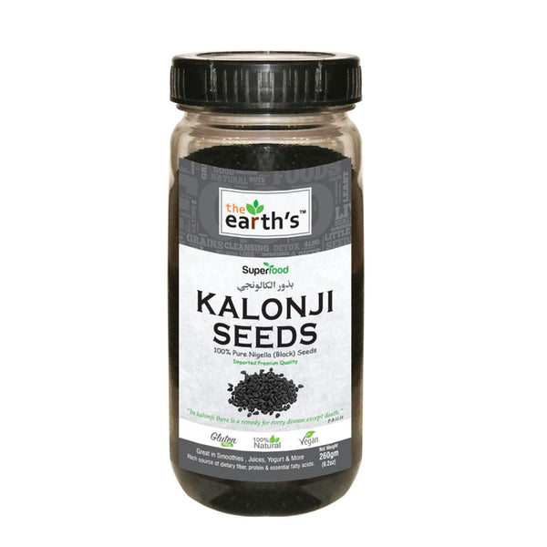 Earth's Kalonji Seeds 260gm Jar